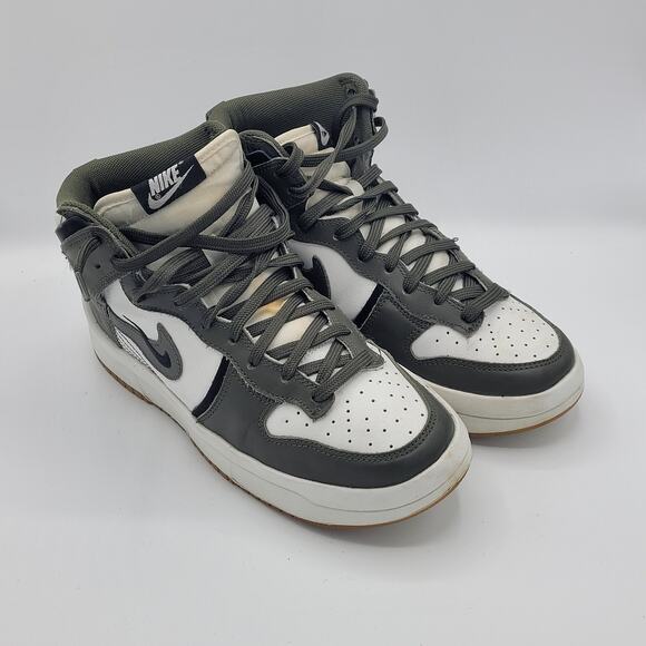Nike Dunk High Ups dh3718-103 gray white men\'s size 8.5 main image 4